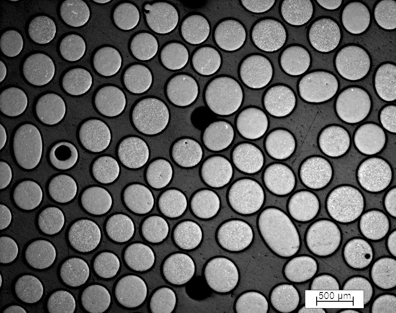 Sintered zirconium silicate beads